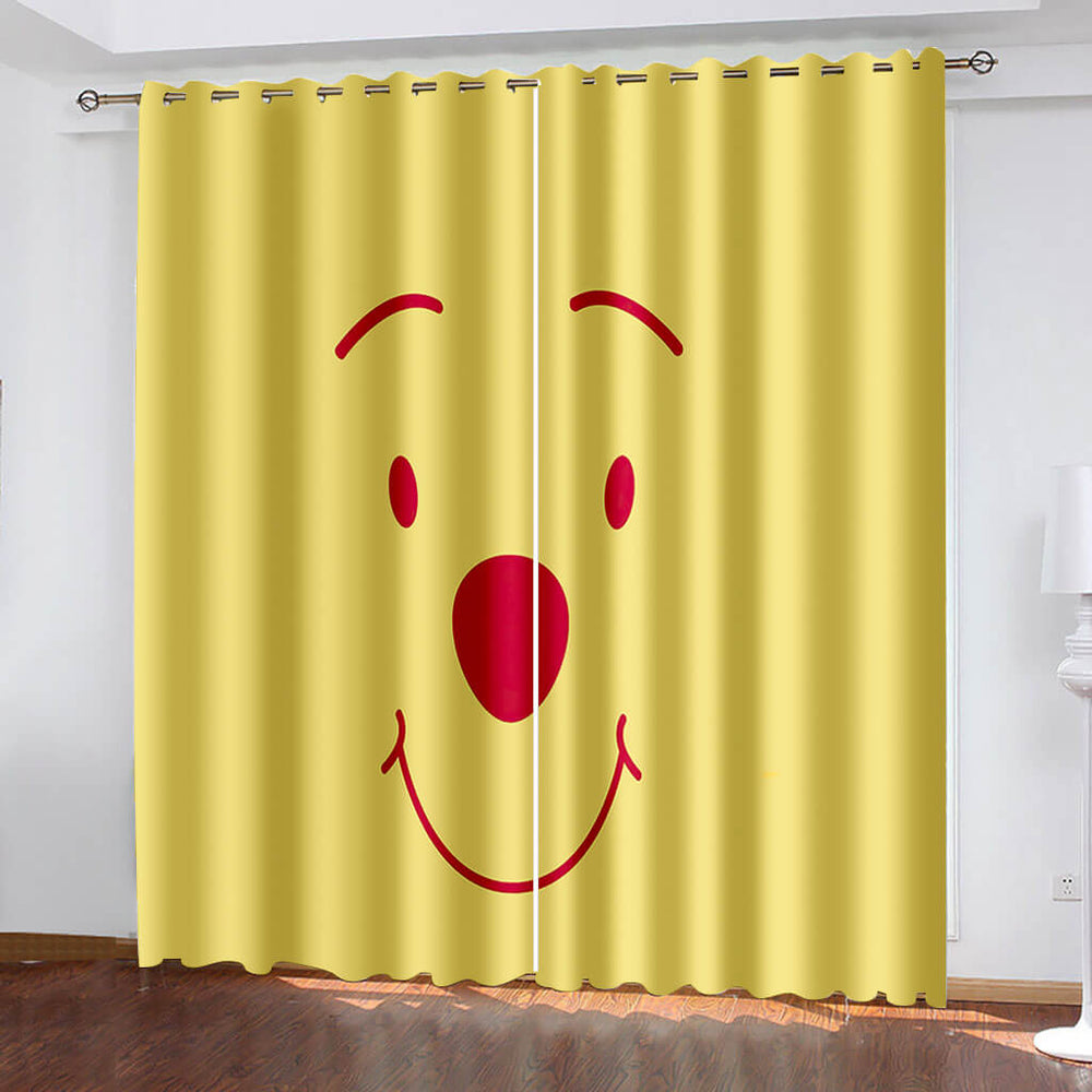 Winnie the pooh Curtains Blackout Window Drapes (Online Order Only)