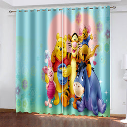 Winnie the pooh Curtains Blackout Window Drapes (Online Order Only)