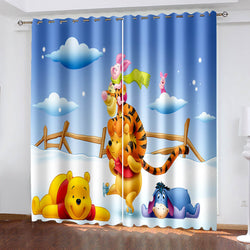 Winnie the pooh Curtains Blackout Window Drapes (Online Order Only)