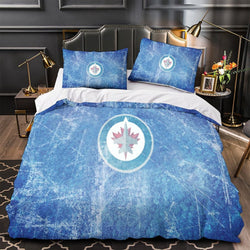 Winnipeg Jets Bedding Set Quilt Duvet Cover Without Filler (Online Order Only)