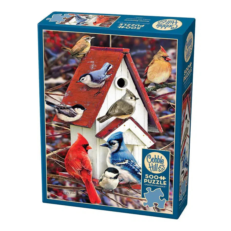 Winter Birdhouse 500 Piece Jigsaw Puzzle Cobble Hill (ONLINE ORDER ONLY)