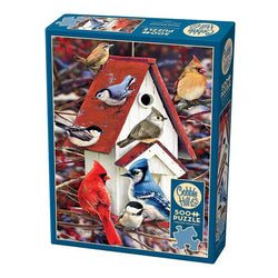 Winter Birdhouse 500 Piece Jigsaw Puzzle Cobble Hill (ONLINE ORDER ONLY)