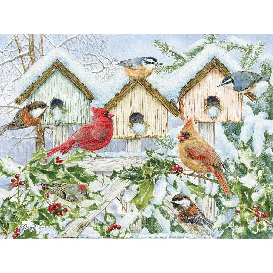 Winter Chorus 275 Large Piece Jigsaw Puzzle Cobble Hill (ONLINE ORDER ONLY)