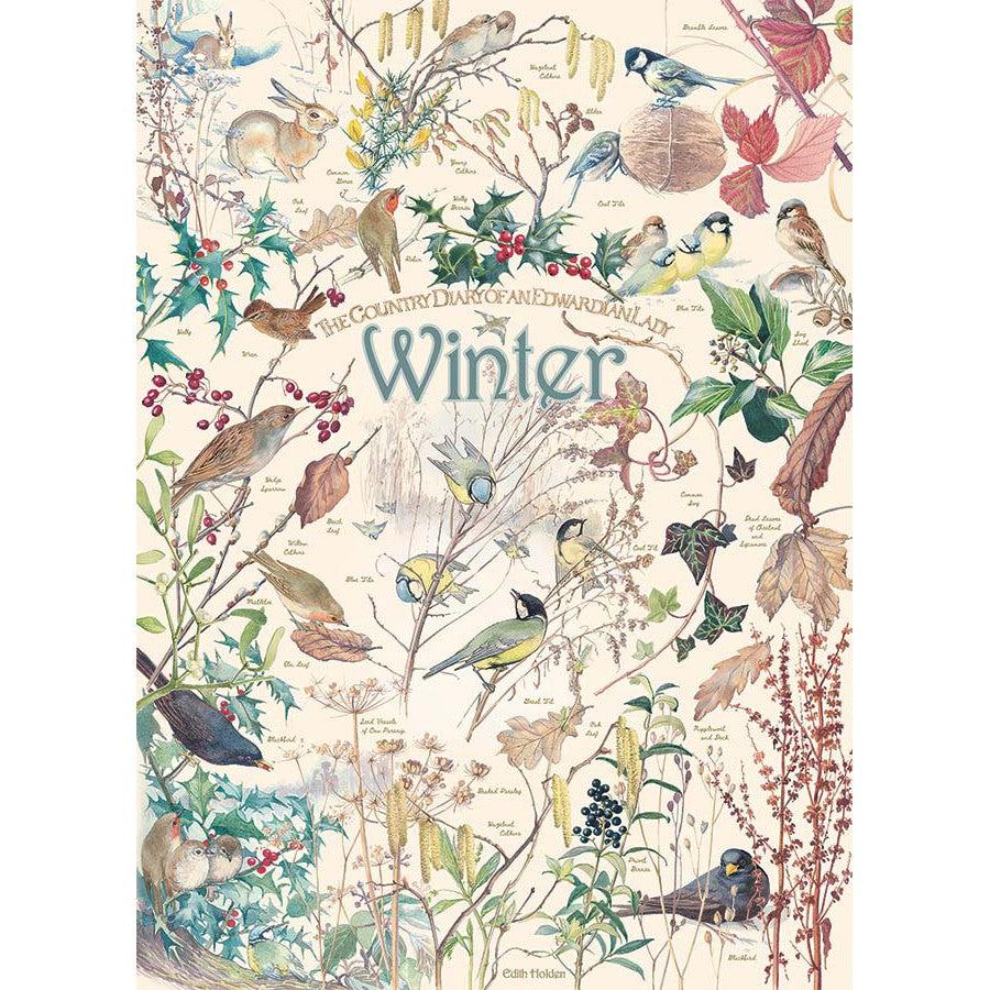 Winter Country Diary 1000 Piece Jigsaw Puzzle Cobble Hill (ONLINE ORDER ONLY)
