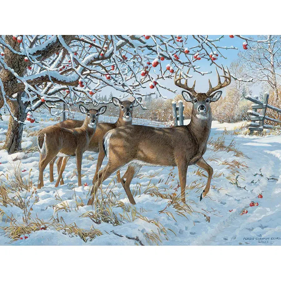 Winter Deer 500 Piece Jigsaw Puzzle Cobble Hill (ONLINE ORDER ONLY)