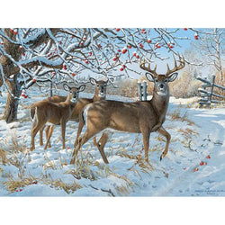 Winter Deer 500 Piece Jigsaw Puzzle Cobble Hill (ONLINE ORDER ONLY)