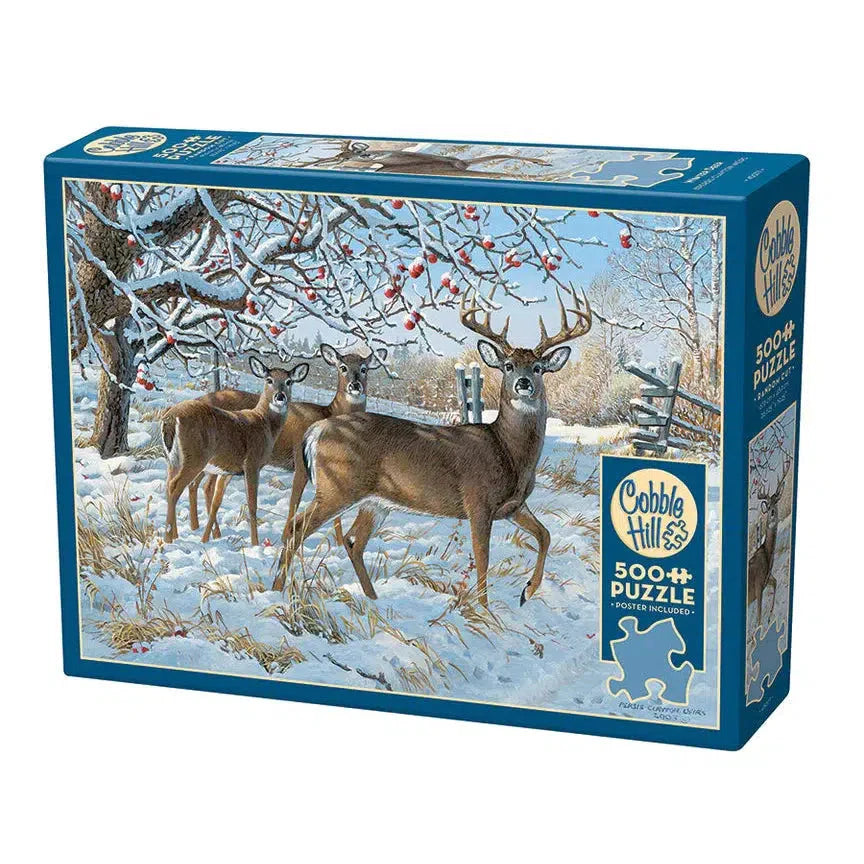 Winter Deer 500 Piece Jigsaw Puzzle Cobble Hill (ONLINE ORDER ONLY)