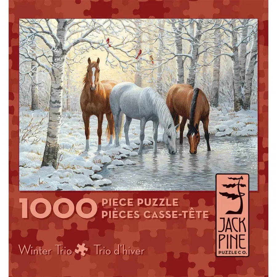 Winter Trio 1000 Piece Jigsaw Puzzle Jack Pine (ONLINE ORDER ONLY)
