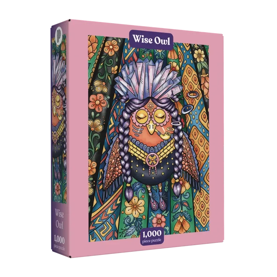 Wise Owl 1000 Piece Jigsaw Puzzle Puzzledly