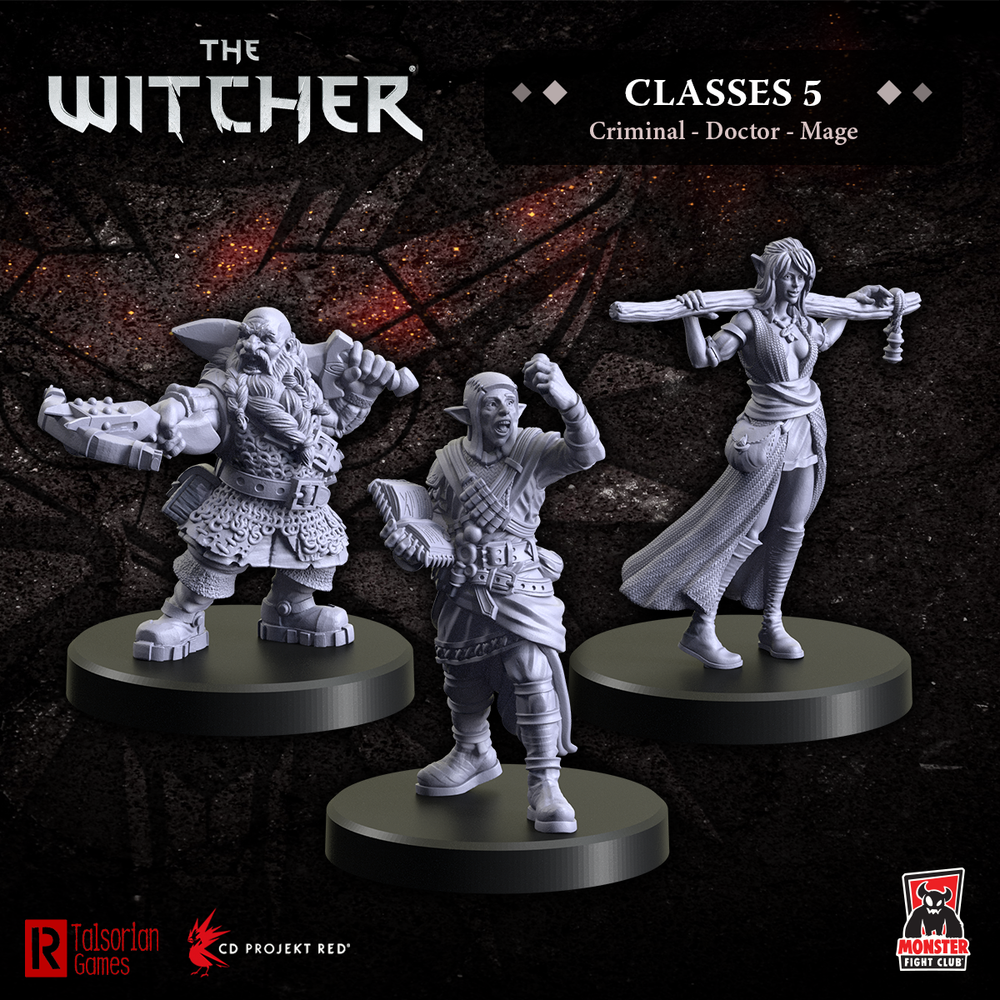 The Witcher RPG: Classes 5 - Criminal, Doctor, Mage (ONLINE ORDER ONLY)