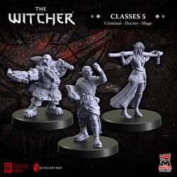 The Witcher RPG: Classes 5 - Criminal, Doctor, Mage (ONLINE ORDER ONLY)