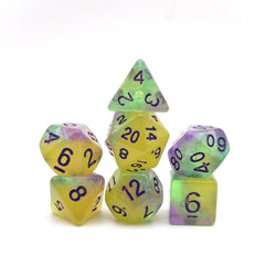 Witches' Living Brew - 7 Piece DnD Dice Set | Acrylic RPG Gaming Dice (ONLINE ORDER ONLY)