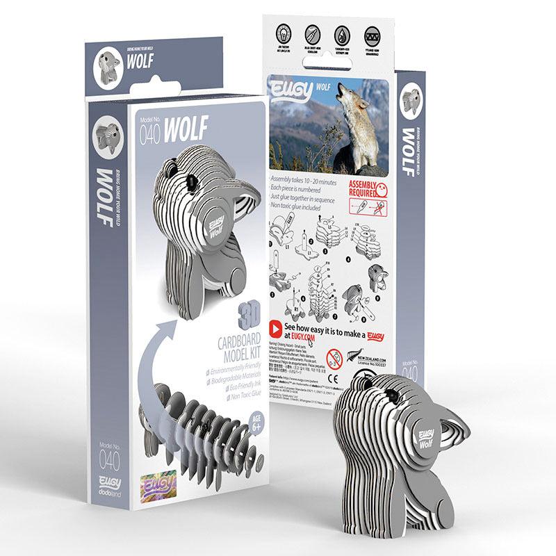 Wolf 3D Cardboard Model Kit Eugy (ONLINE ORDER ONLY)