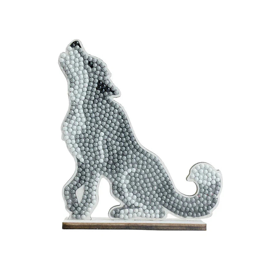 Wolf Crystal Art Wildlife Buddies Kit Craft Buddy (ONLINE ORDER ONLY)