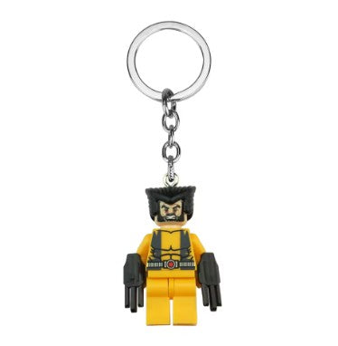 Wolverine Minifigure Custom Keychain - Custom Brick-Compatible Minifigure (ONLINE ORDER ONLY)