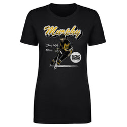 Larry Murphy Pittsburgh Retro Script WHT