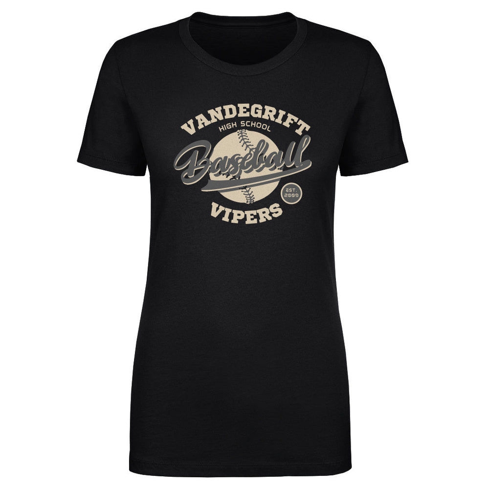 Vandegrift Crown Trio Baseball Script WHT (ONLINE ORDER ONLY)