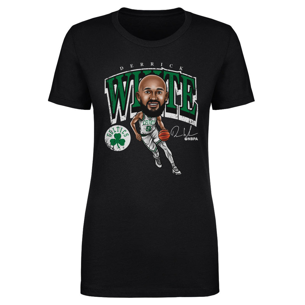 Derrick White Boston Celtics Cartoon WHT (ONLINE ORDER ONLY)