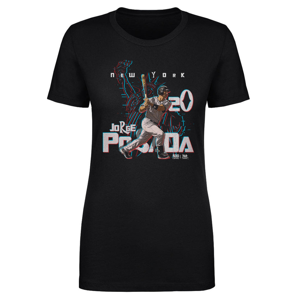 Jorge Posada New York Y 3D Graphic WHT (ONLINE ORDER ONLY)
