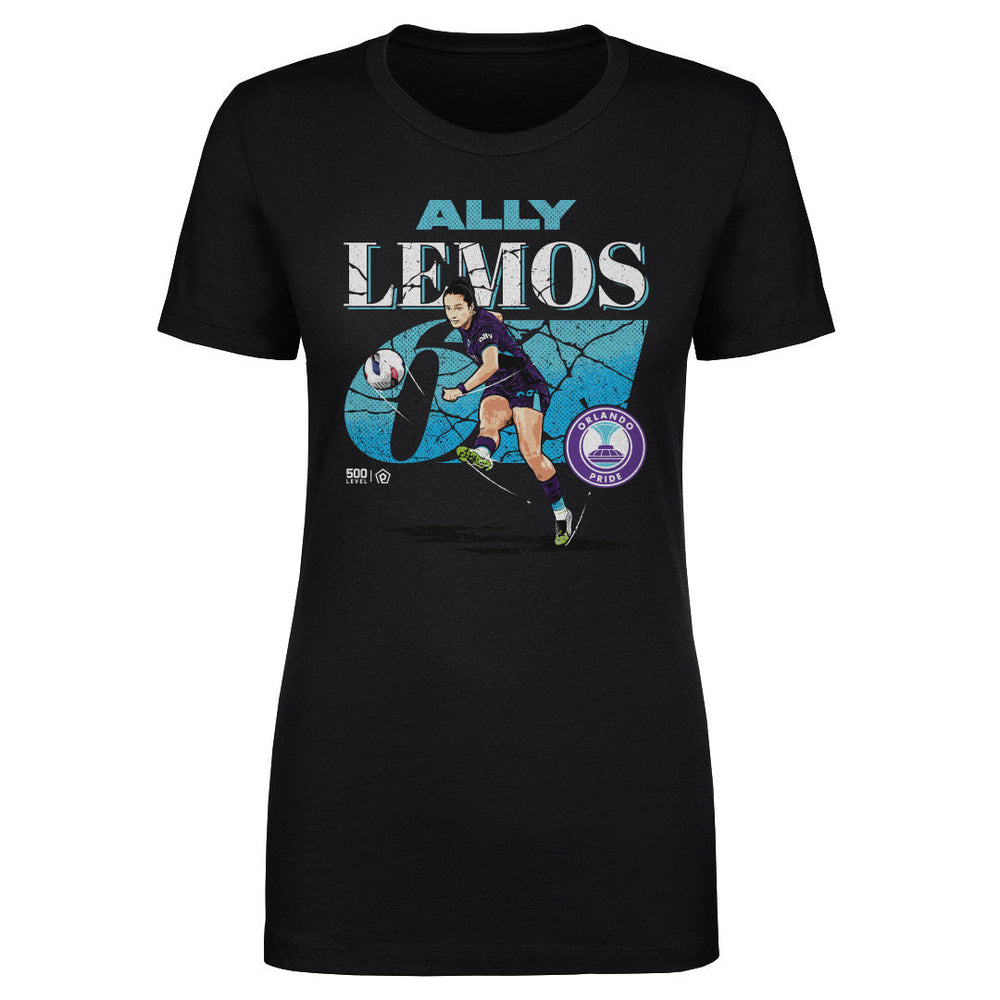 Ally Lemos Orlando Pride Cracked Number WHT (ONLINE ORDER ONLY)