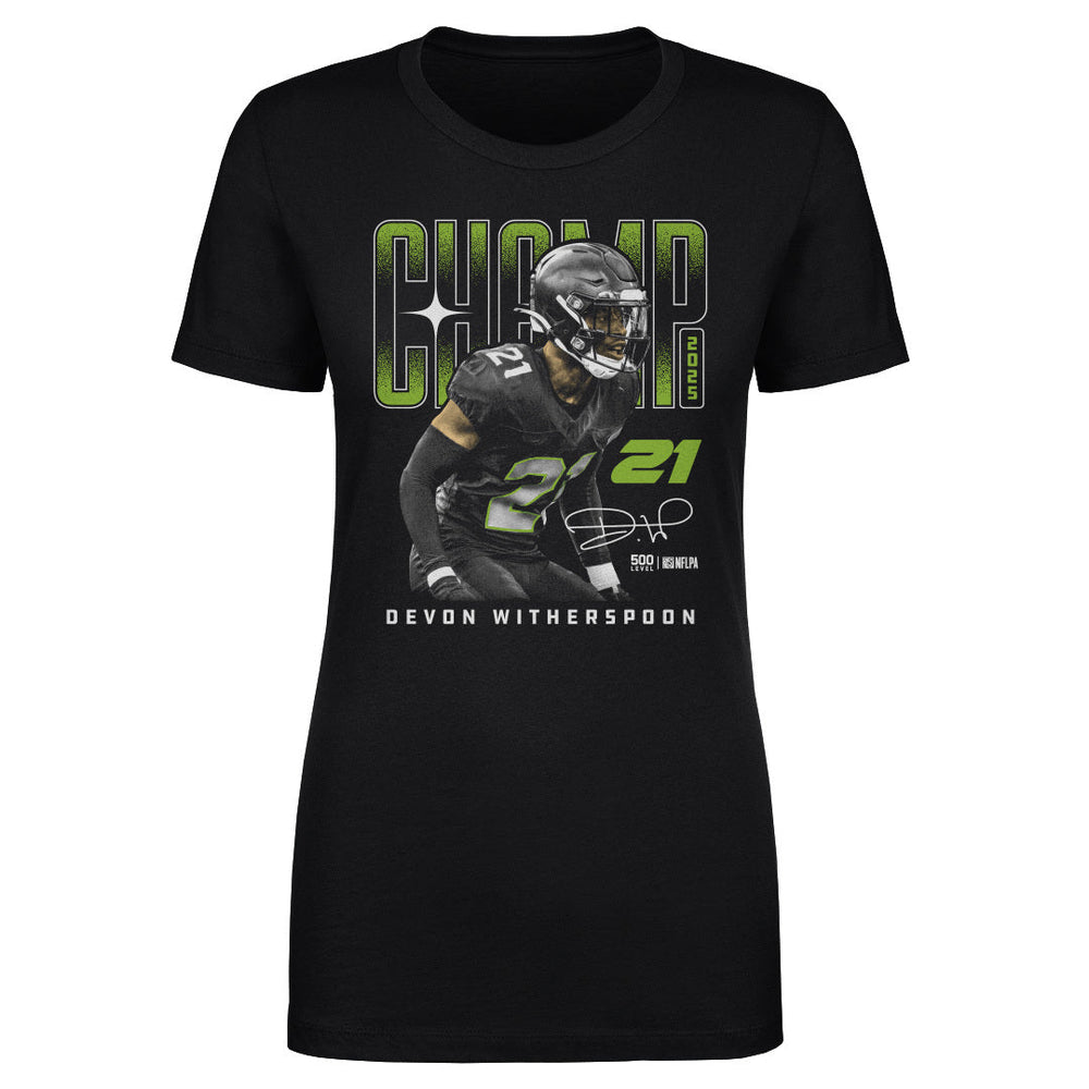 Devon Witherspoon Seattle 2025 Champ WHT (ONLINE ORDER ONLY)