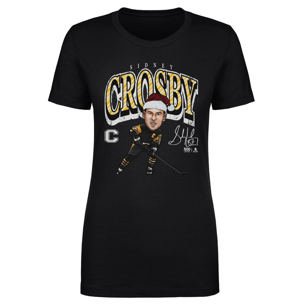 Sidney Crosby Pittsburgh Cartoon Santa Hat WHT (ONLINE ORDER ONLY)