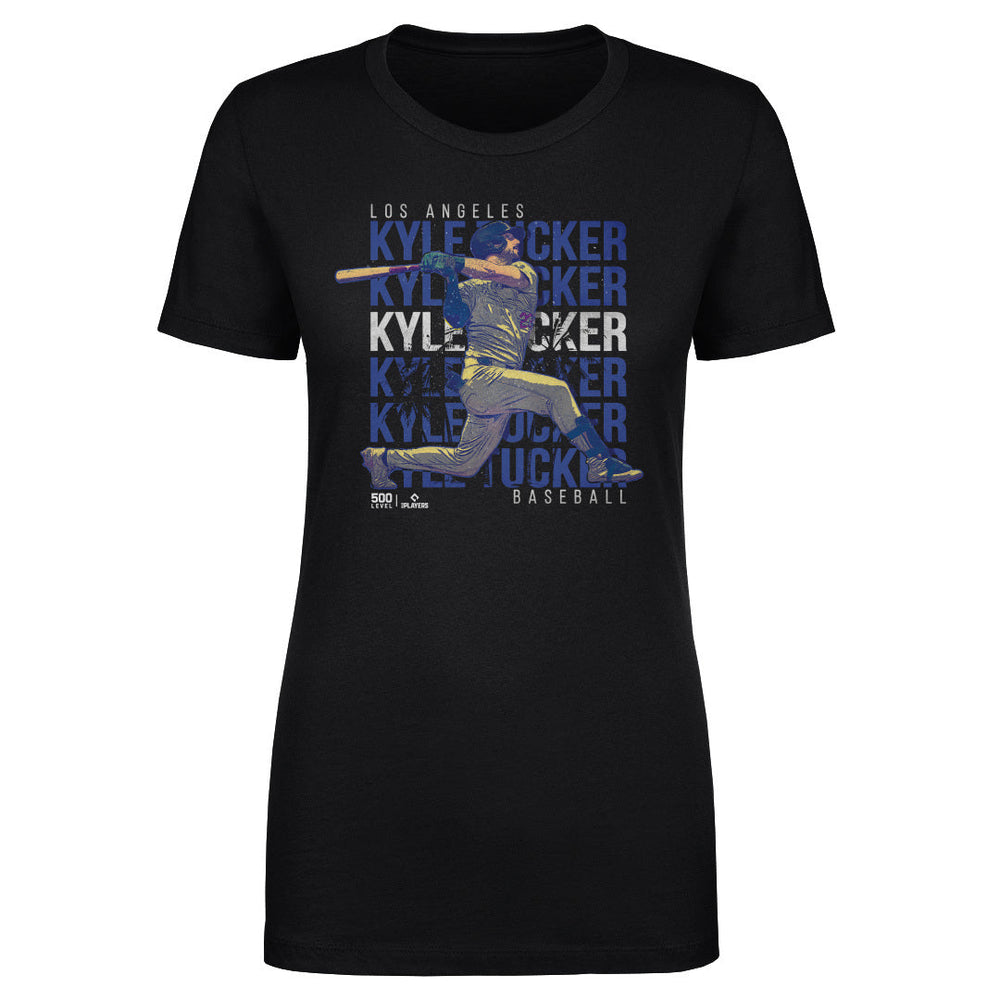 Kyle Tucker Los Angeles D Name Repeat WHT (ONLINE ORDER ONLY)