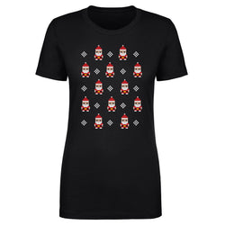 Christmas 8-bit Santas WHT (ONLINE ORDER ONLY)