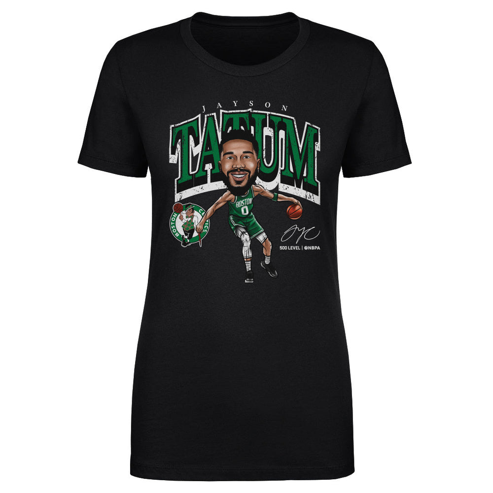 Jayson Tatum Boston Celtics Cartoon WHT (ONLINE ORDER ONLY)