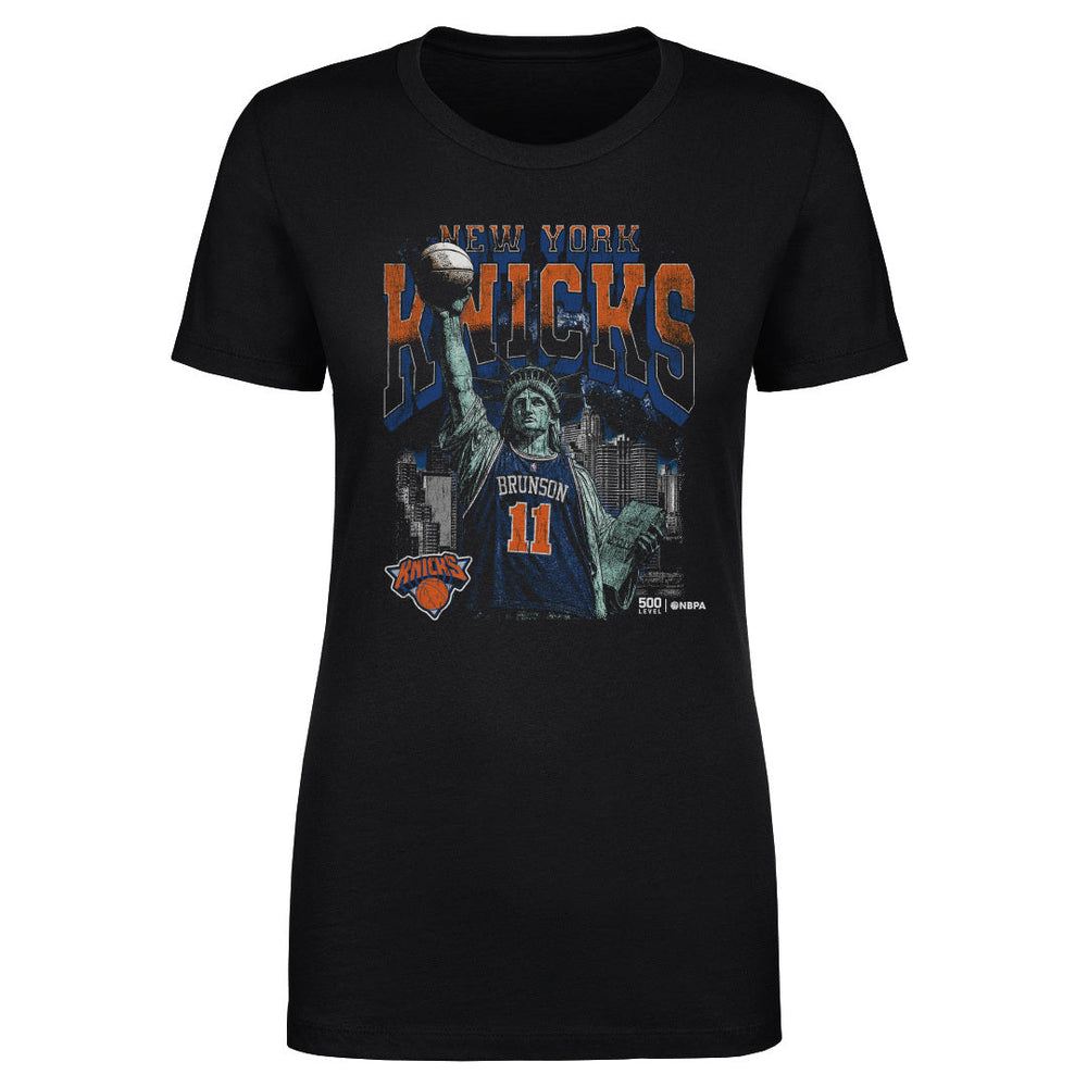 Jalen Brunson New York Knicks Statue Of Liberty WHT