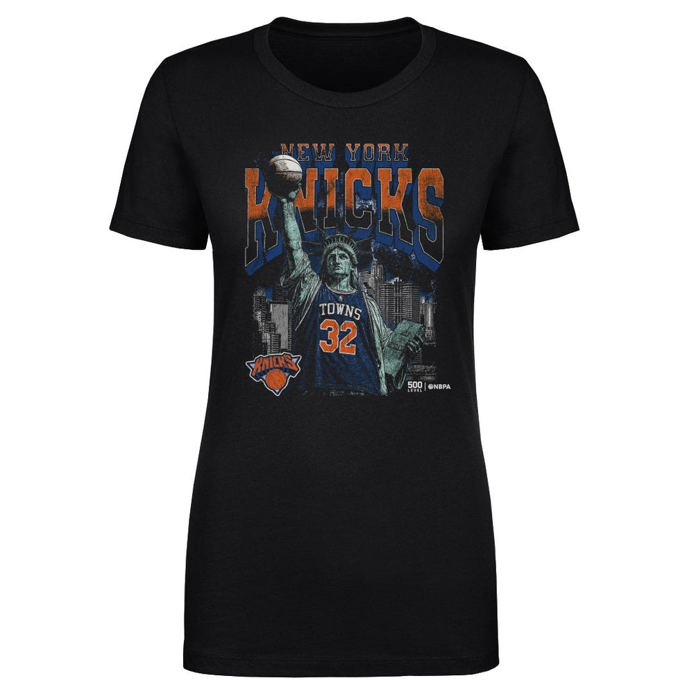 Karl-Anthony Towns New York Knicks Statue Of Liberty WHT
