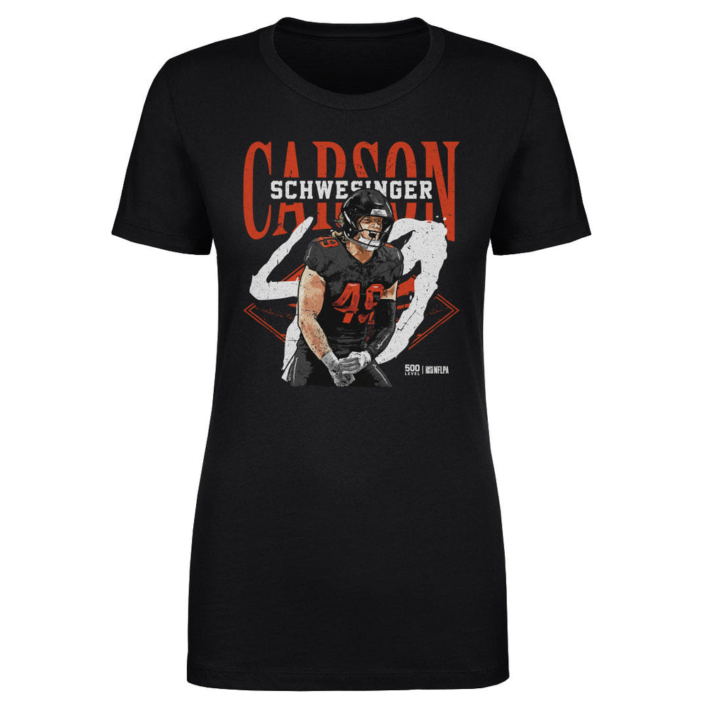 Carson Schwesinger Cleveland Player Name WHT (ONLINE ORDER ONLY)