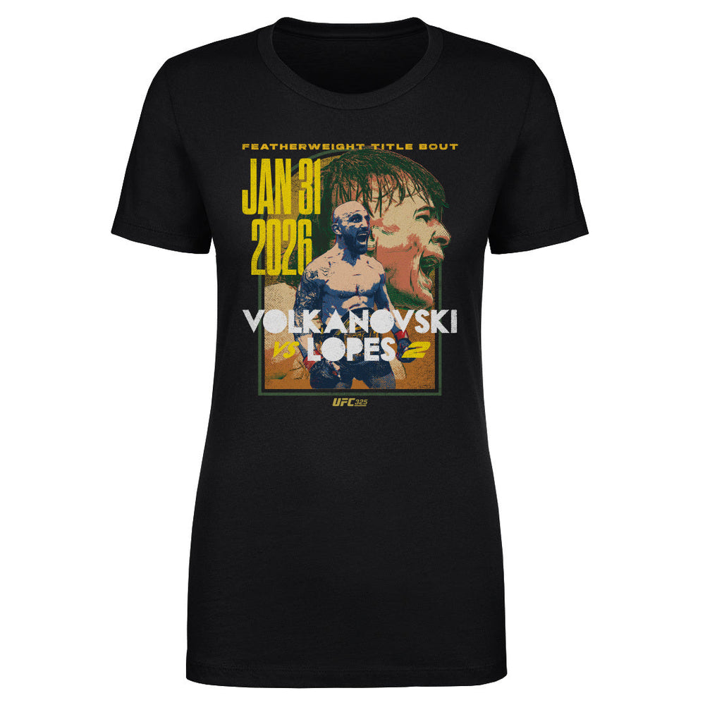UFC 325 Volkanovski Vs. Lopes 2 Match Up WHT (ONLINE ORDER ONLY)