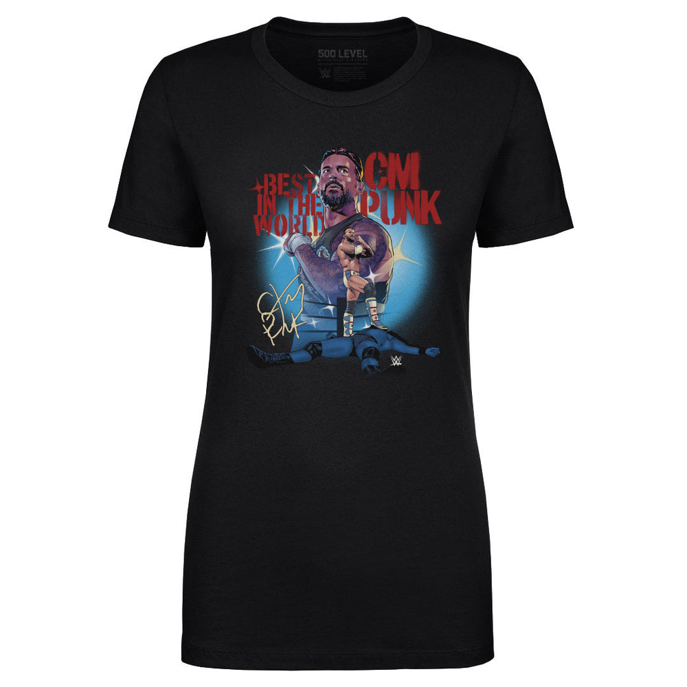 CM Punk Stencil WHT (ONLINE ORDER ONLY)