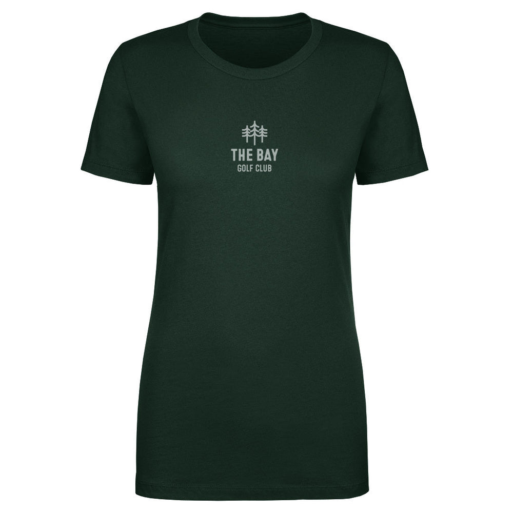 The Bay Golf Club Wordmark Trees Small WHT (ONLINE ORDER ONLY)