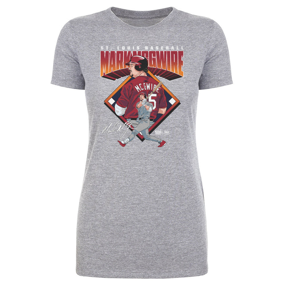 Mark McGwire St. Louis Baseball Diamond WHT