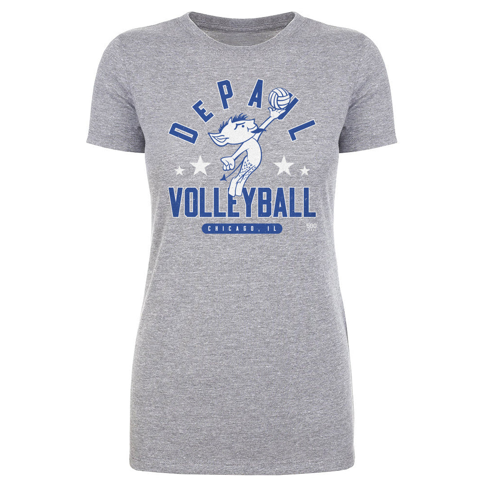 DePaul Blue Demons Vintage Volleyball Blue WHT