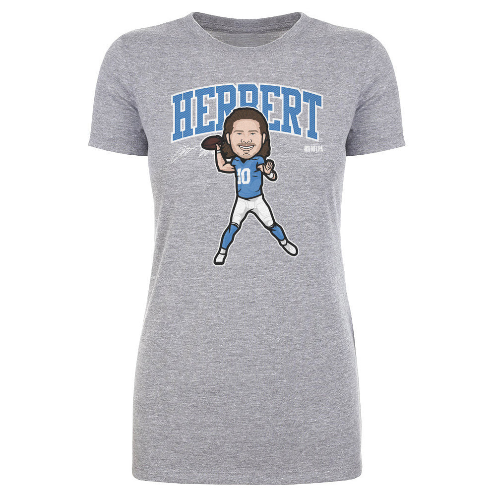 Justin Herbert Los Angeles C Toon WHT (ONLINE ORDER ONLY)