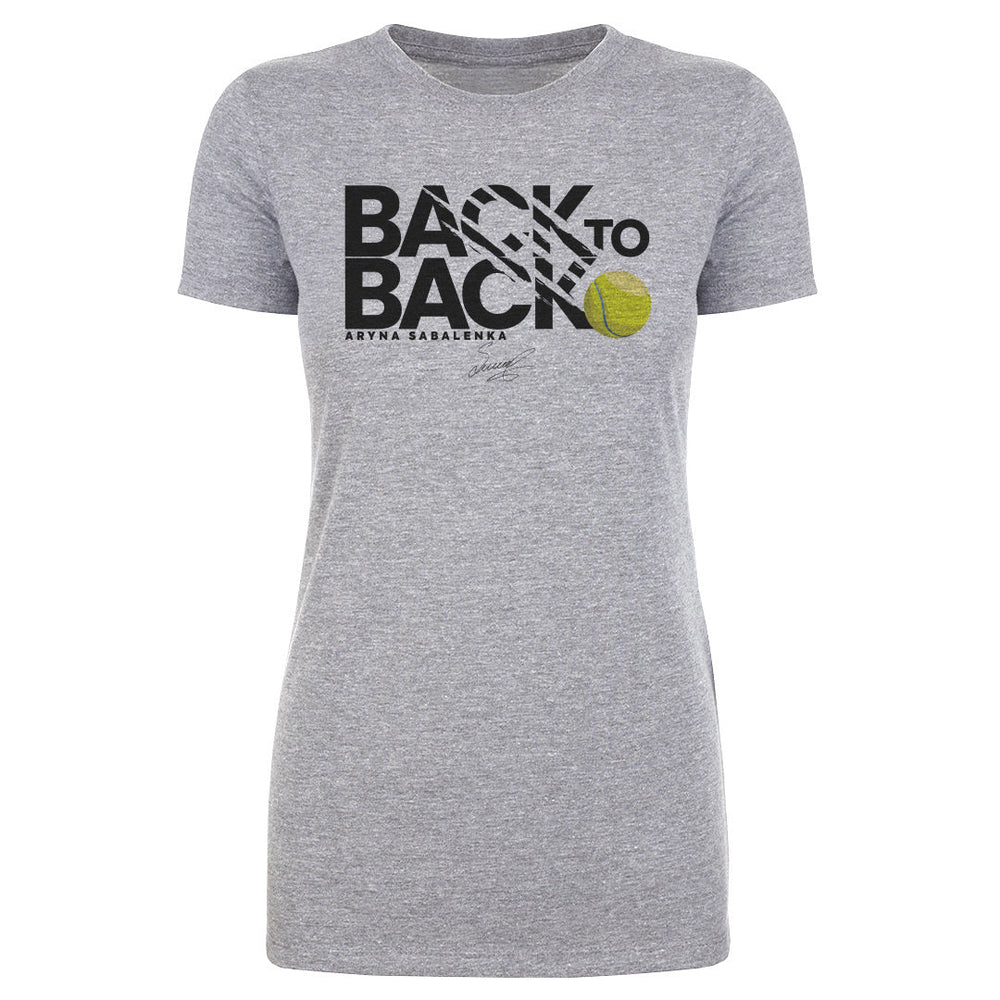 Aryna Sabalenka Back To Back Solid
