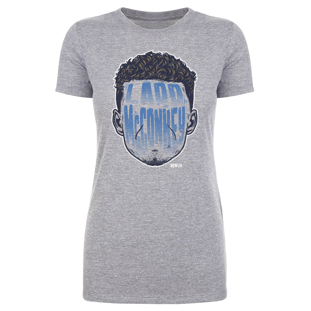 Ladd McConkey Los Angeles C Player Silhouette WHT (ONLINE ORDER ONLY)