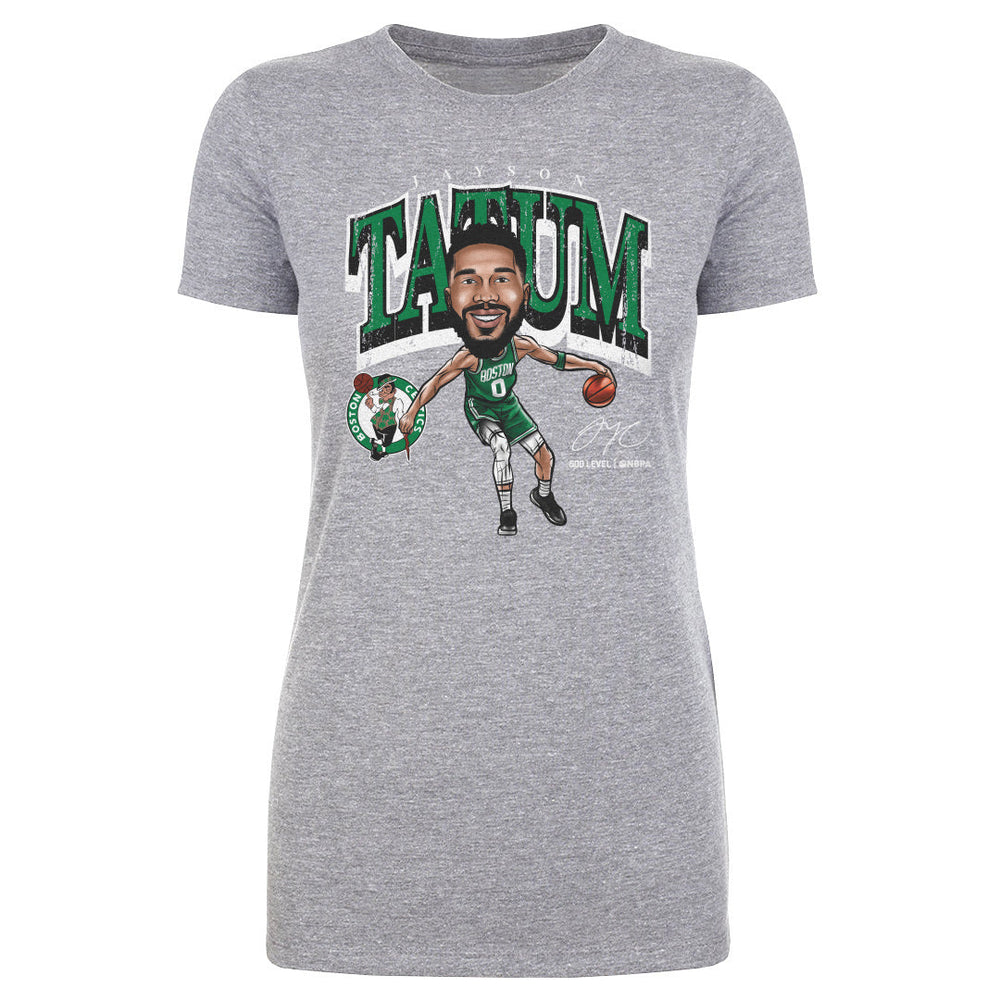Jayson Tatum Boston Celtics Cartoon WHT (ONLINE ORDER ONLY)