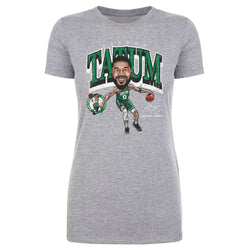 Jayson Tatum Boston Celtics Cartoon WHT (ONLINE ORDER ONLY)