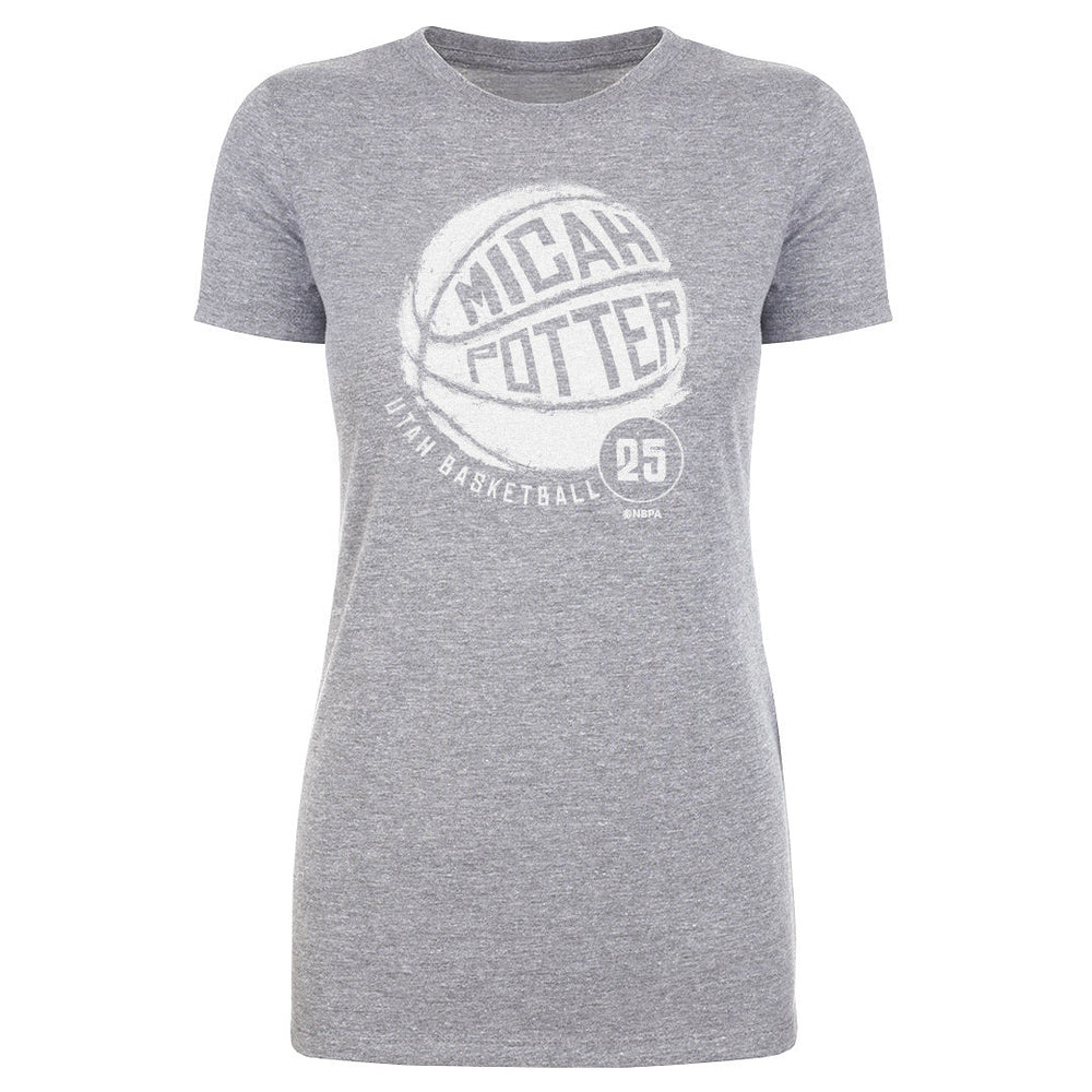 Micah Potter Utah Basketball WHT (ONLINE ORDER ONLY)