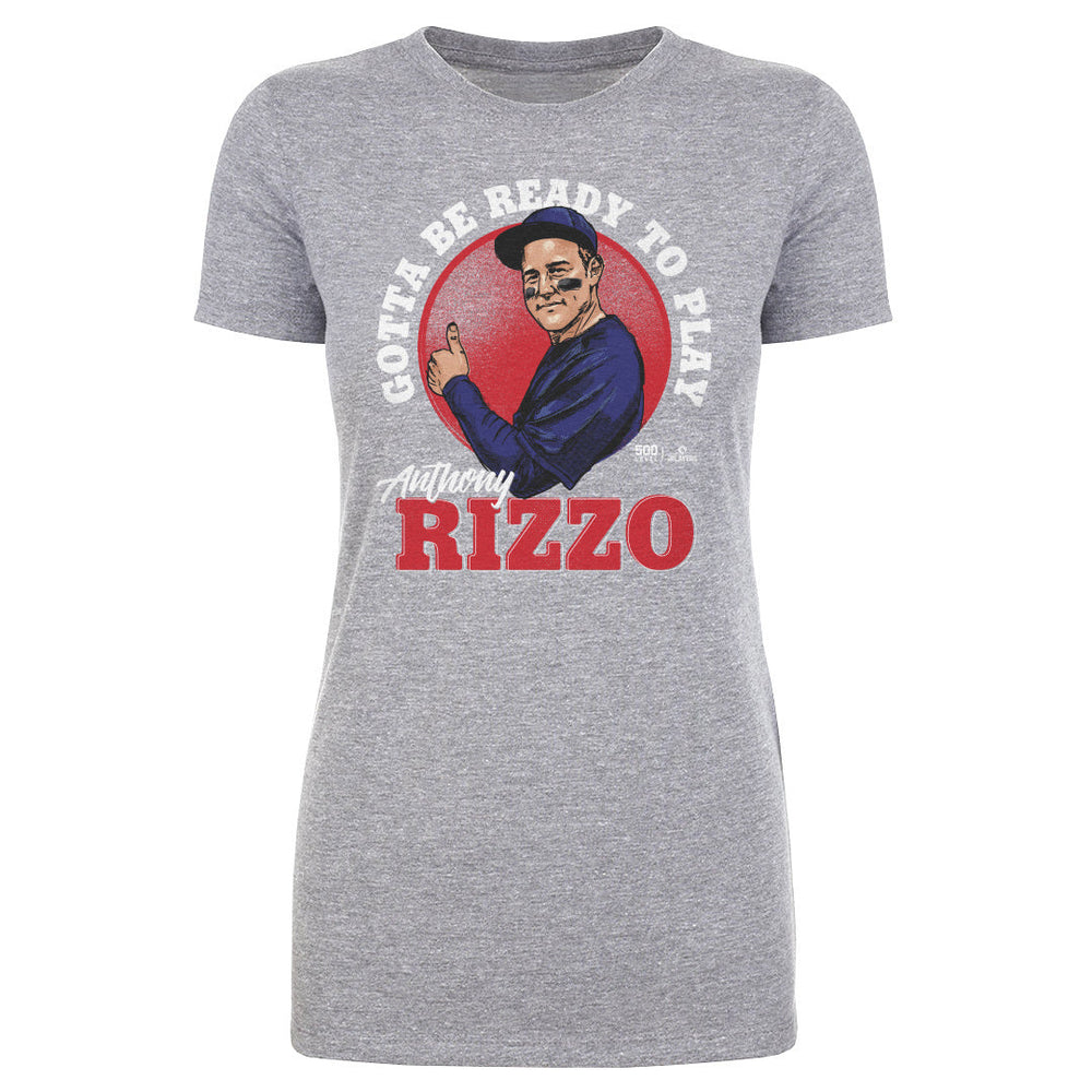 Anthony Rizzo Chicago C Ready To Play W WHT (ONLINE ORDER ONLY)