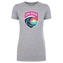 San Diego Wave FC Vintage Primary Logo WHT (ONLINE ORDER ONLY)