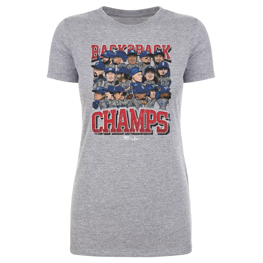 Los Angeles D Baseball Back 2 Back Champs 2025 WHT (ONLINE ORDER ONLY)