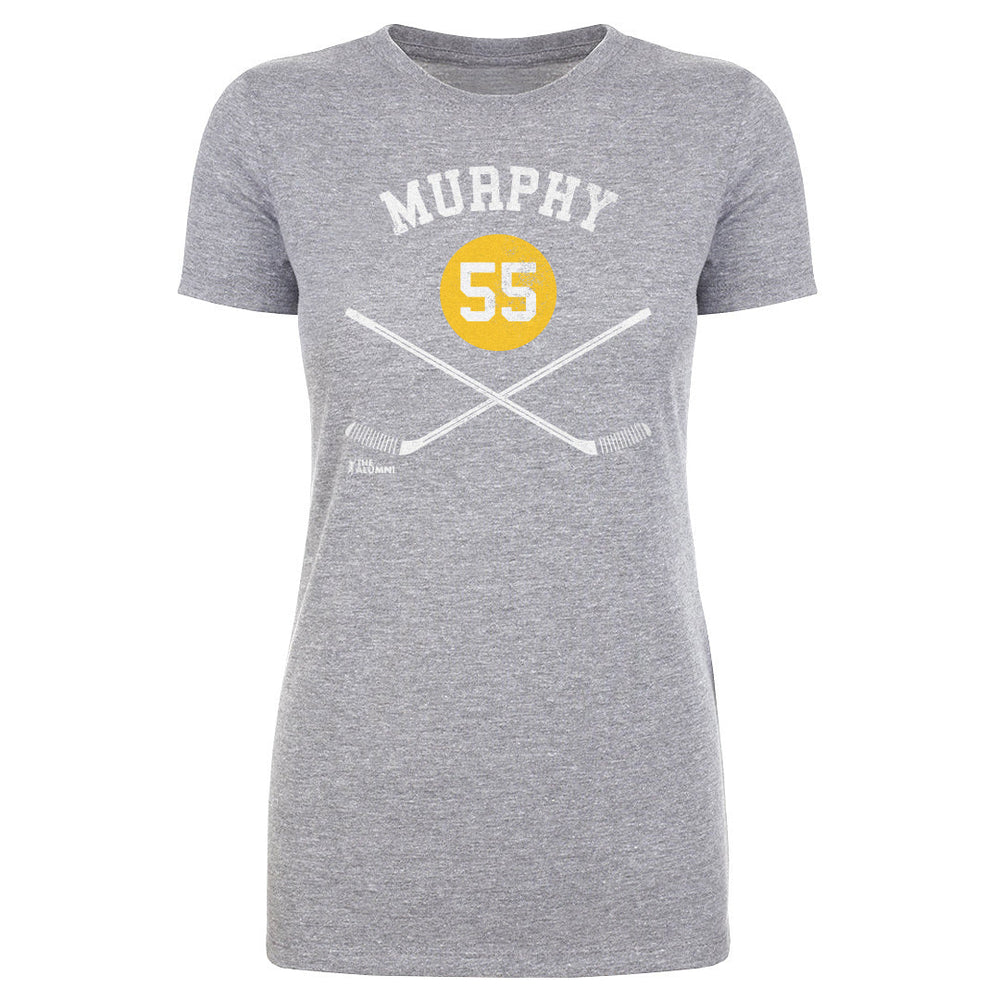 Larry Murphy Pittsburgh 55 Sticks WHT
