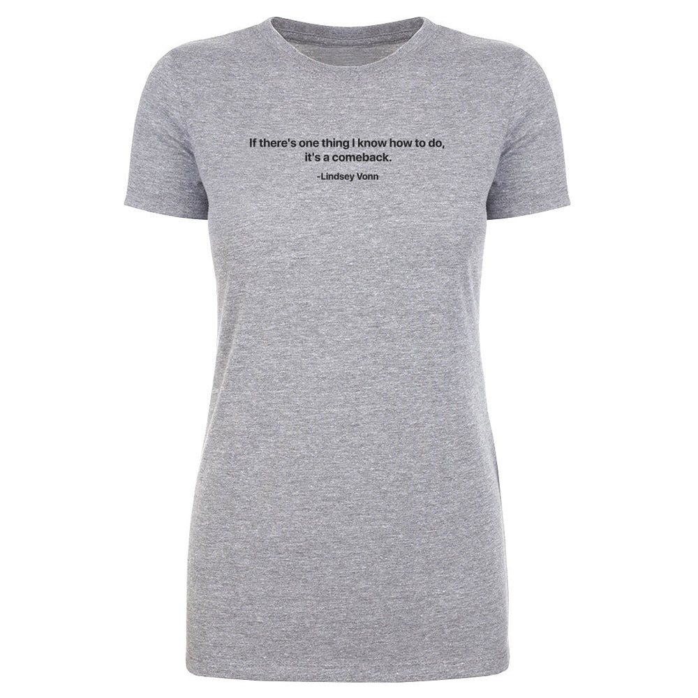Lindsey Vonn Comeback (ONLINE ORDER ONLY)