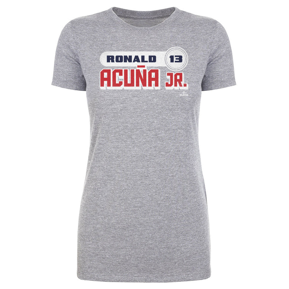 Ronald Acuna Jr. Retro Font WHT (ONLINE ORDER ONLY)