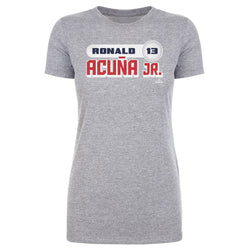 Ronald Acuna Jr. Retro Font WHT (ONLINE ORDER ONLY)